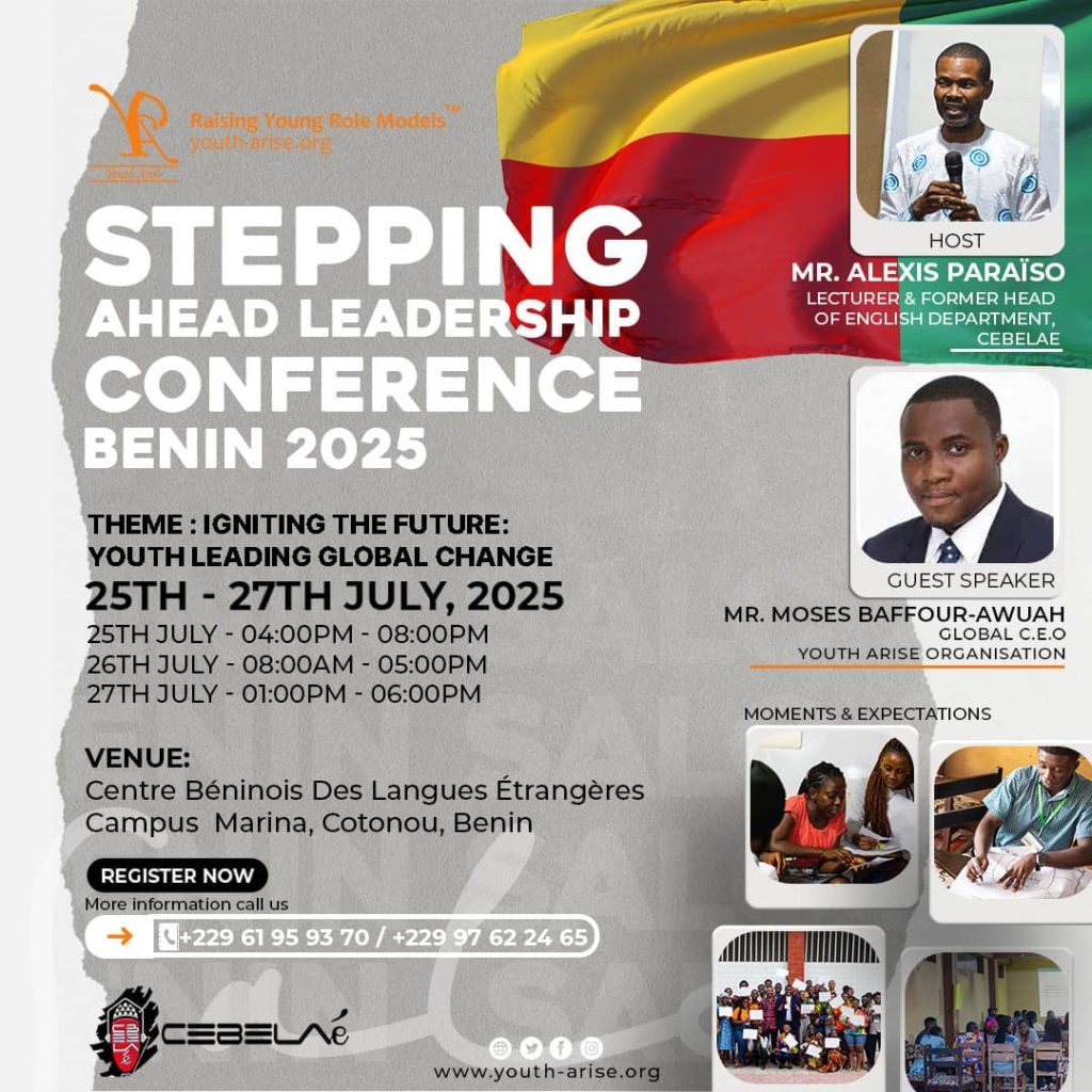 SALC Benin 2025 opens in Cotonou, bringing together young African leaders to explore global change under the theme “Igniting the Future.