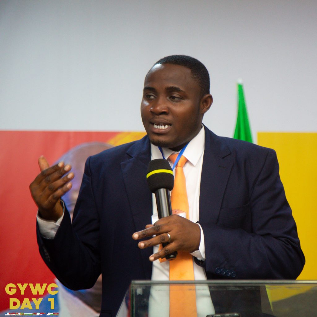 An image of the Executive Chairman speaking