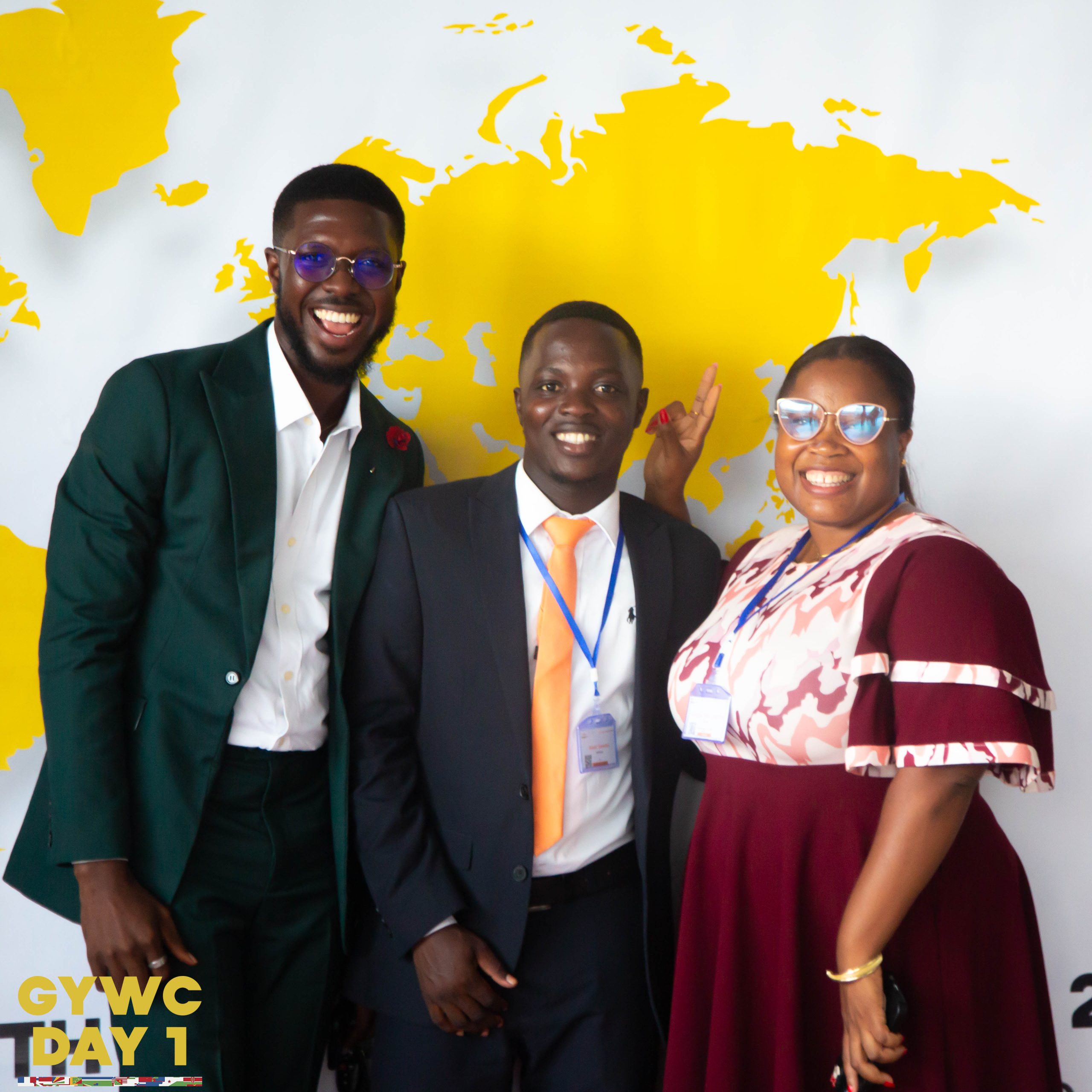 Three members of the Orange Professionals Network