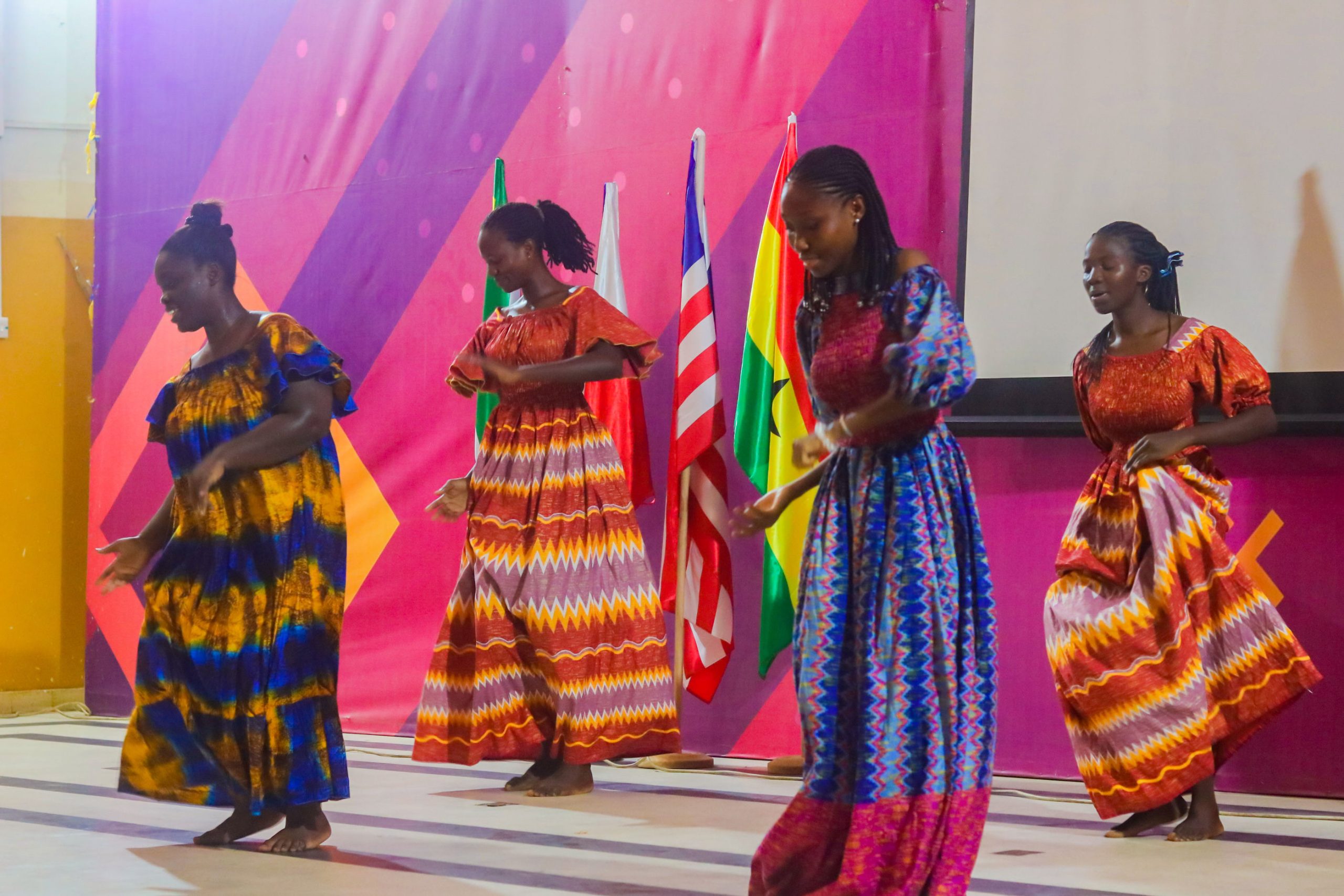 Colourful cultural performance at the conference
