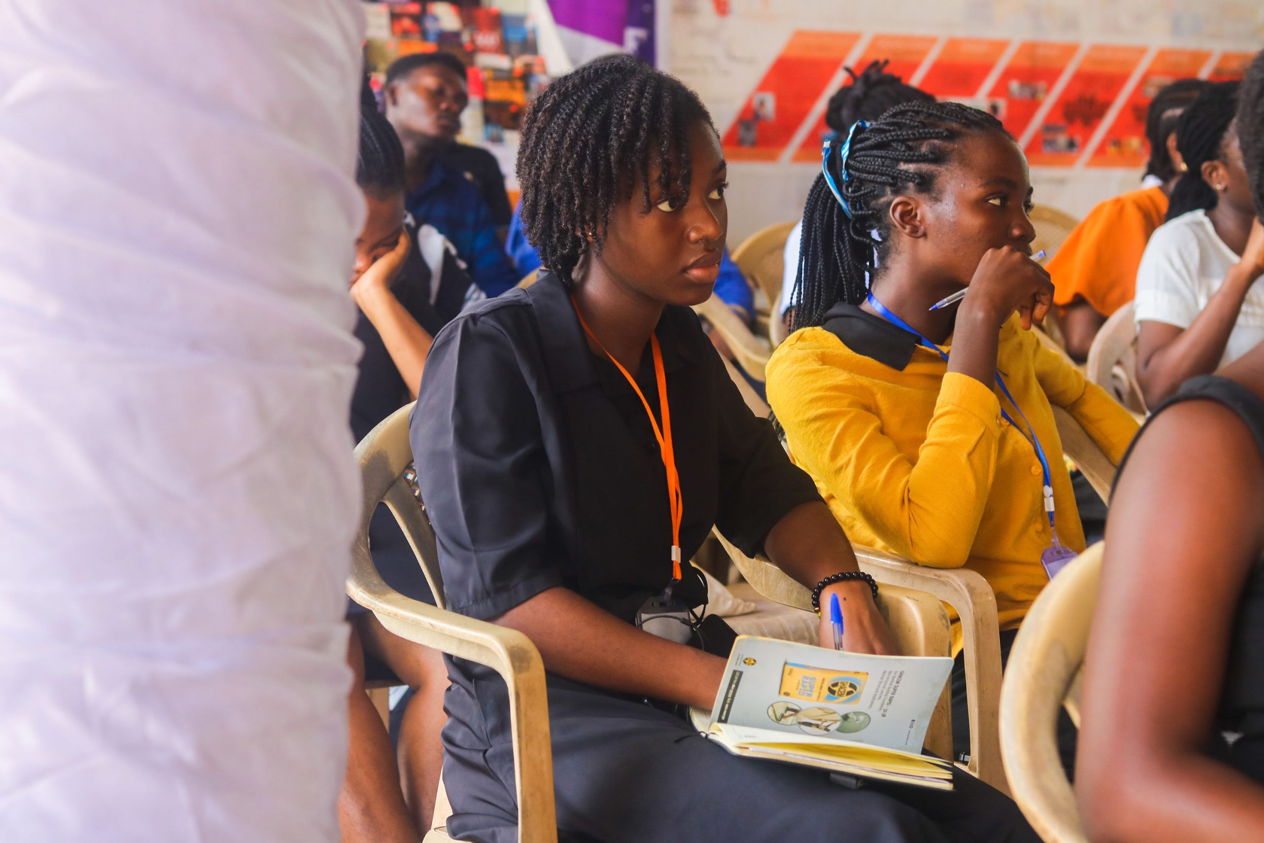 Participants paying close attention during a conference session